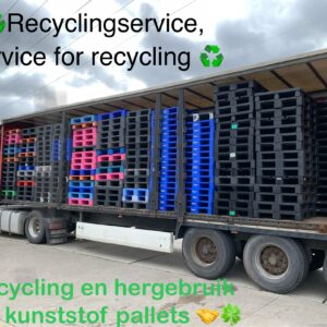 Kunststof paletten, plastic pallets.