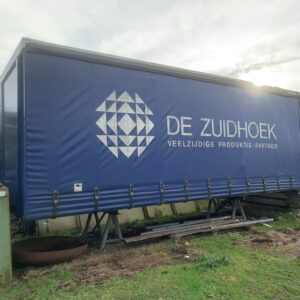 Schuifzeil container te koop.